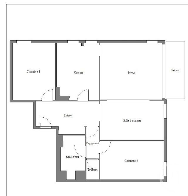 Appartement F4 à vendre - 4 pièces - 82.02 m2 - FONTENAY SOUS BOIS - 94 - ILE-DE-FRANCE - Century 21 Dalayrac